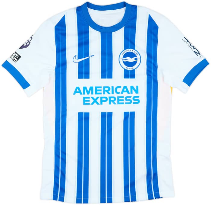 2024-25 Brighton Match Issue Home Shirt Lamptey #2