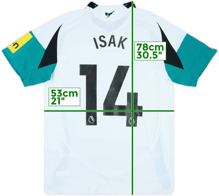 2024-25 Newcastle Match Issue Third Shirt Isak #14