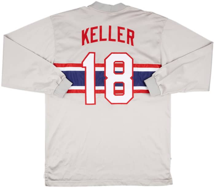 1995-97 USA Match Issue Signed GK Shirt Keller #18