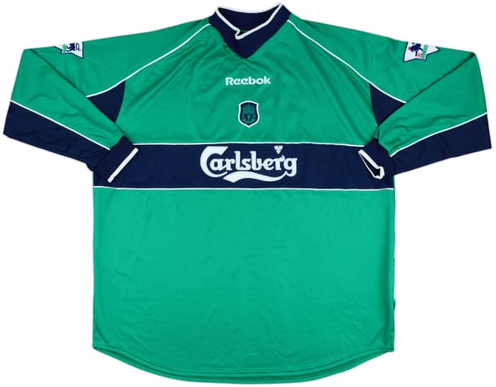 2000-02 Liverpool Match Issue GK Shirt Arphexad #19