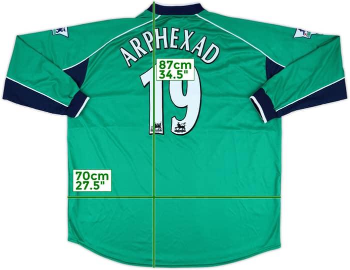 2000-02 Liverpool Match Issue GK Shirt Arphexad #19