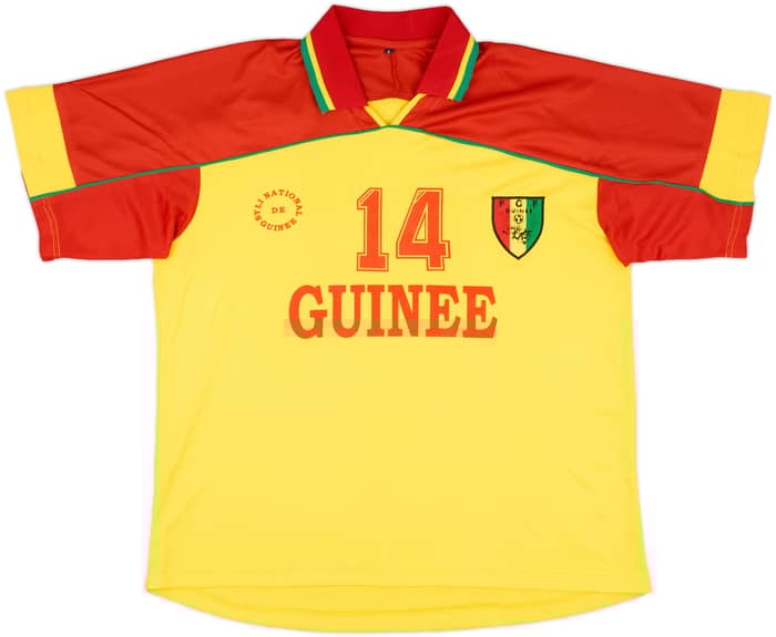 2004-05 Guinea Match Issue Away Shirt #14 (Sylla)