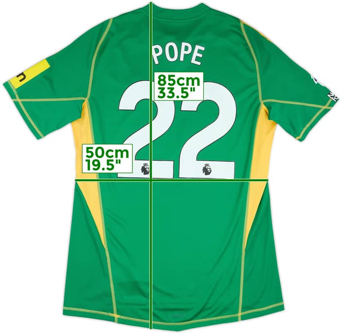 2024-25 Newcastle Match Issue GK Shirt Pope #22