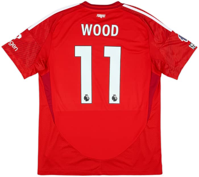 2024-25 Nottingham Forest Match Issue Home Shirt Wood #11