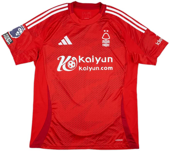 2024-25 Nottingham Forest Match Issue Home Shirt Wood #11