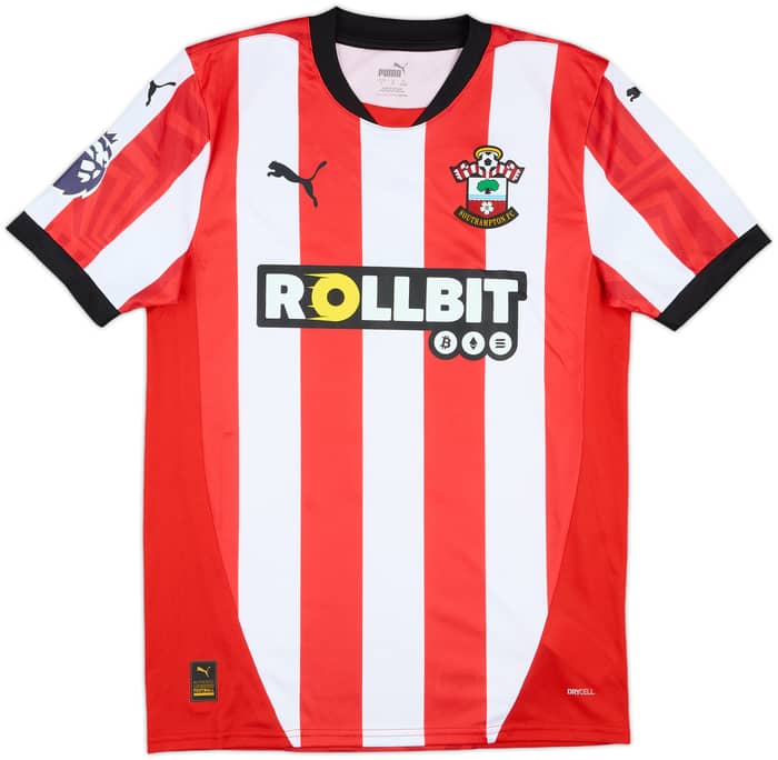 2024-25 Southampton Home Shirt Walker-Peters #2 - 9/10 - (S)