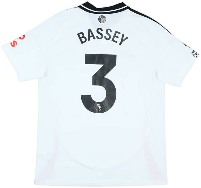 2024-25 Fulham Match Issue Home Shirt Bassey #3