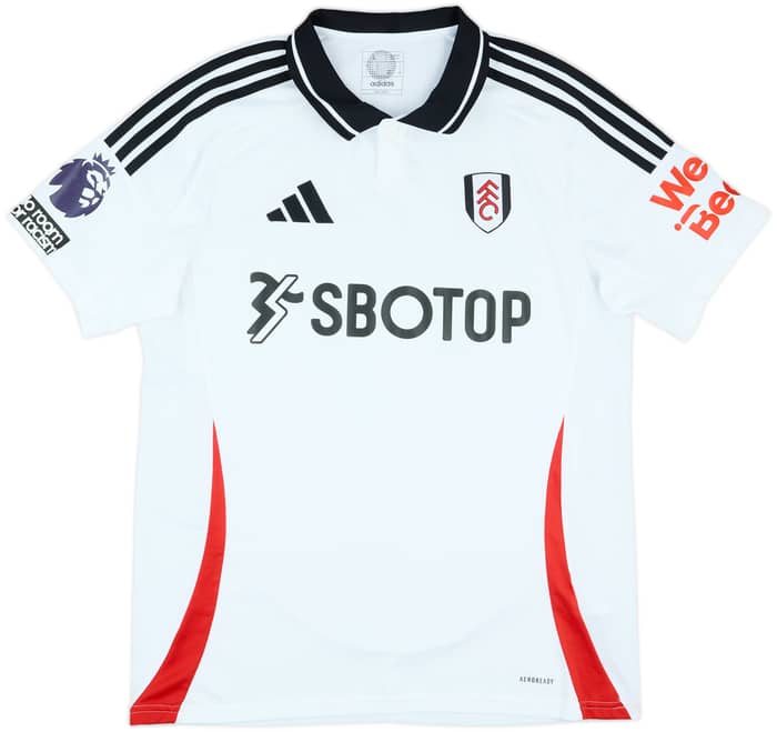 2024-25 Fulham Match Issue Home Shirt Iwobi #17