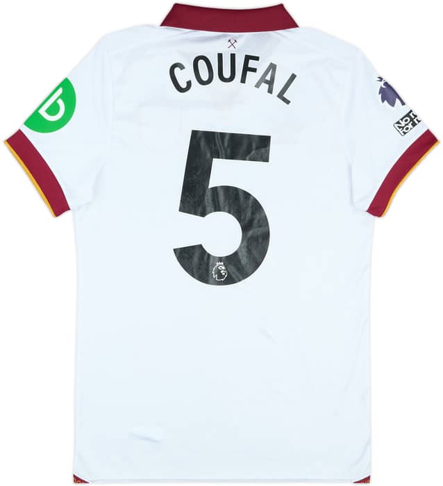 2024-25 West Ham Match Issue Third Shirt Coufal #5