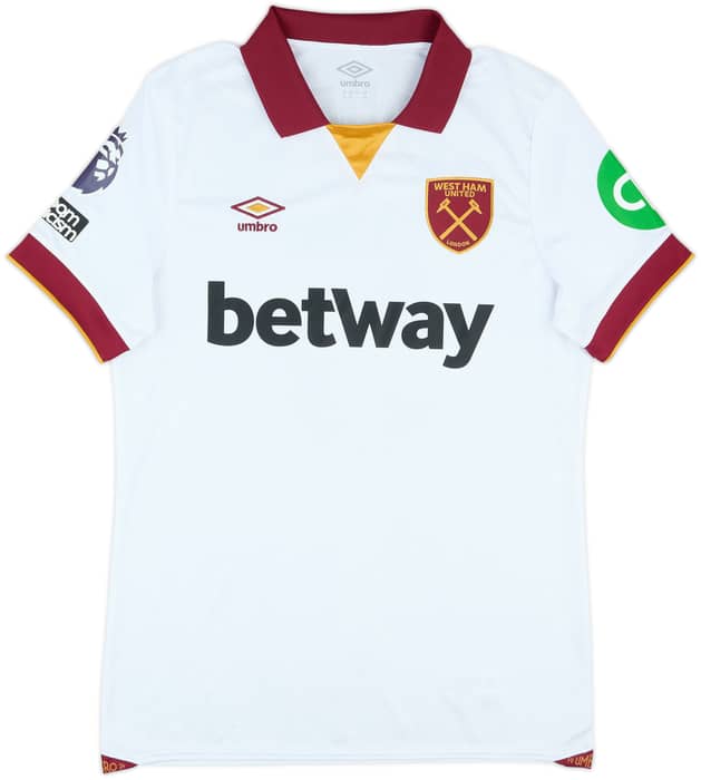 2024-25 West Ham Match Issue Third Shirt Coufal #5