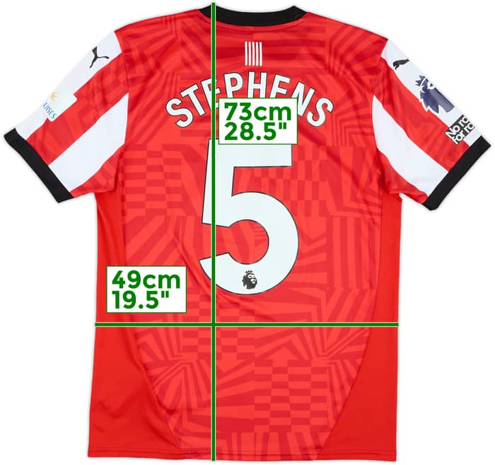 2024-25 Southampton Match Issue Home Shirt Stephens #5