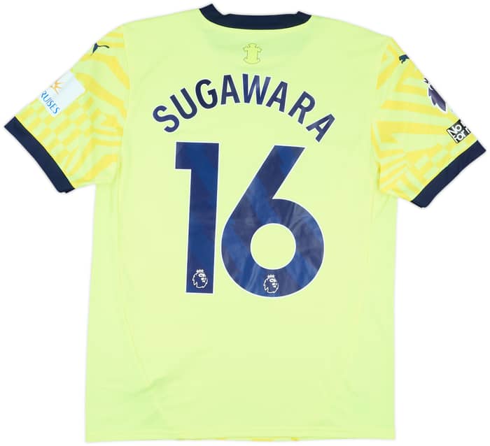 2024-25 Southampton Match Issue Away Shirt Sugawara #16