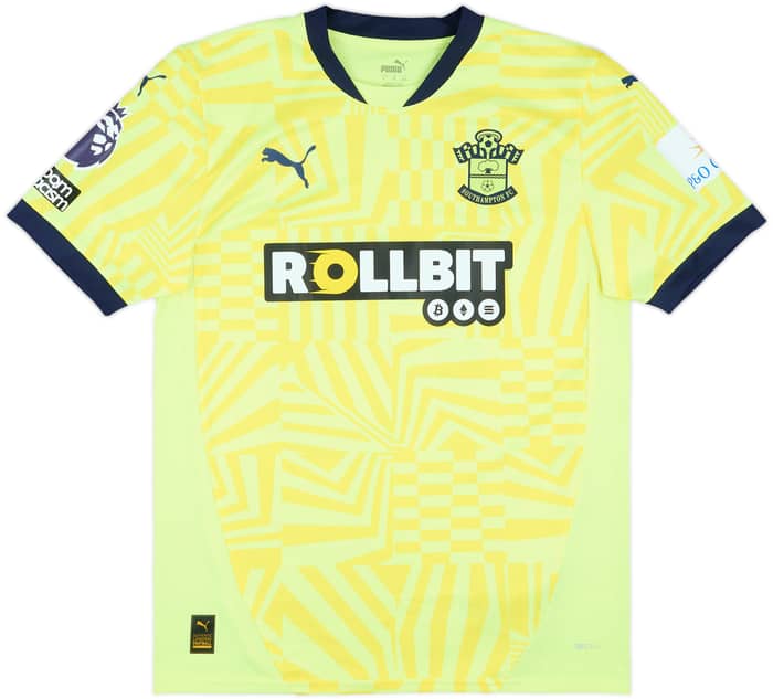 2024-25 Southampton Match Issue Away Shirt Sugawara #16