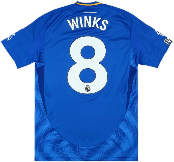 2024-25 Leicester Match Issue Home Shirt Winks #8