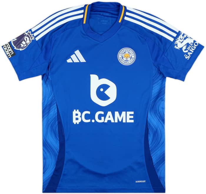 2024-25 Leicester Match Issue Home Shirt Winks #8