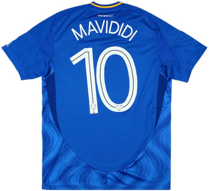 2024-25 Leicester Match Issue FA Cup Home Shirt Mavididi #10