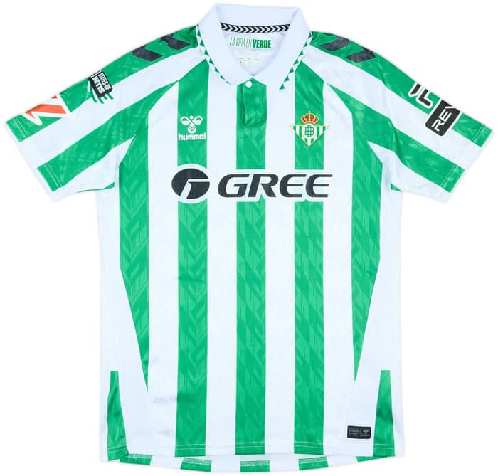 2024-25 Real Betis Match Issue Home Shirt #43 (Alcazar)