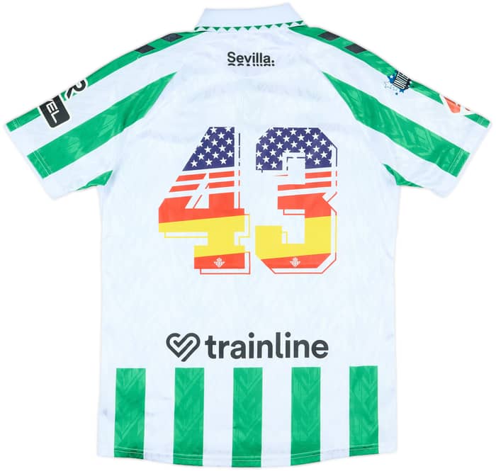 2024-25 Real Betis Match Issue Home Shirt #43 (Alcazar)