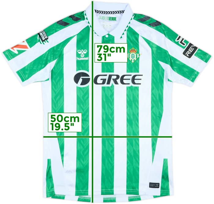 2024-25 Real Betis Match Issue Home Shirt #43 (Alcazar)