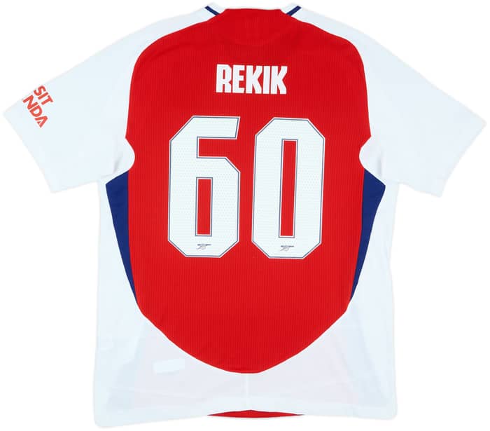 2024-25 Arsenal Match Issue Home Shirt Rekik #60
