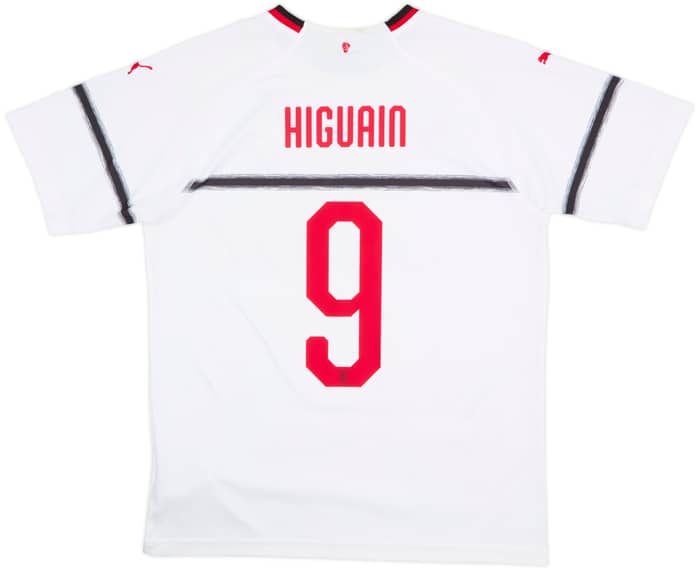 2018-19 AC Milan Away Shirt Higuain #9 - 6/10 - (L)