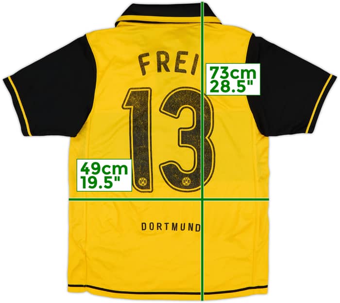2007-08 Borussia Dortmund Home Shirt Frei #13 - 6/10 - (S)