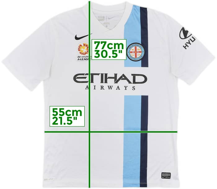2014-16 Melbourne City Home Shirt - 6/10 - (L)