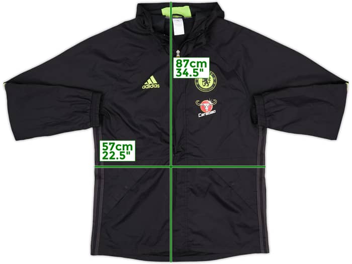 2016-17 Chelsea adidas Hooded Track Jacket - 6/10 - (L)