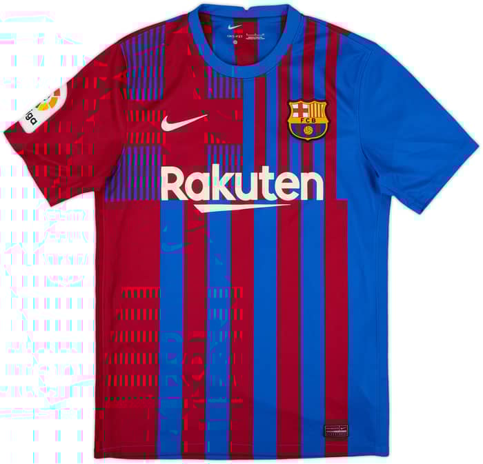 2021-22 Barcelona Home Shirt - 8/10 - (S)