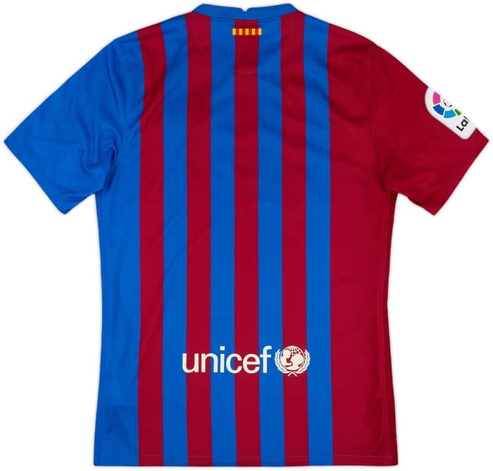 2021-22 Barcelona Home Shirt - 8/10 - (S)