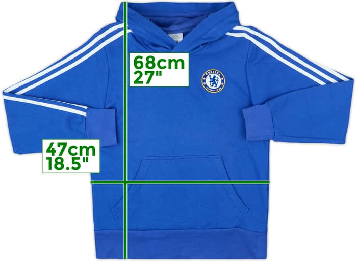 2009-10 Chelsea adidas Hooded Top - 8/10 - (S)