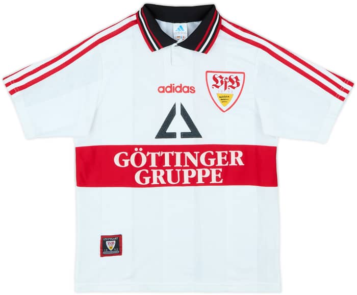 1997-98 Stuttgart Home Shirt Bobic #11 - 8/10 - (Y)