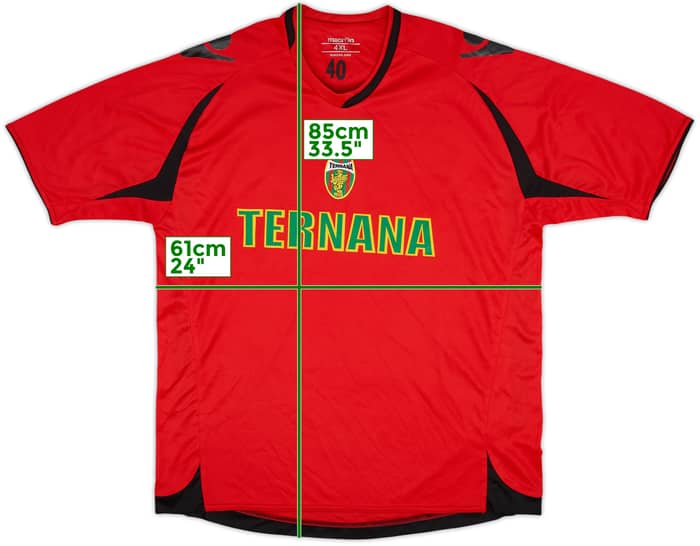 2010-11 Ternana Macron Player Issue Training Shirt #40 - 9/10 - (4XL)