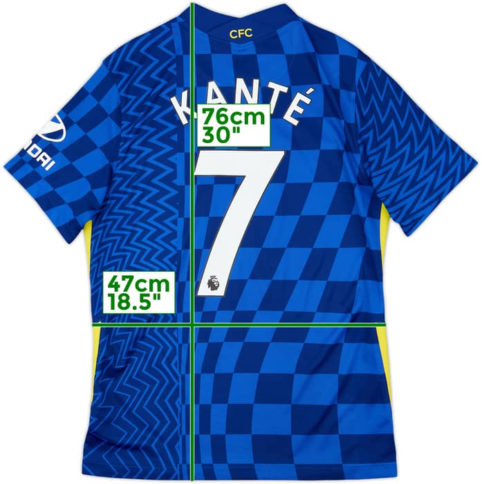 2021-22 Chelsea Home Shirt Kante #7 - 10/10 - (M)