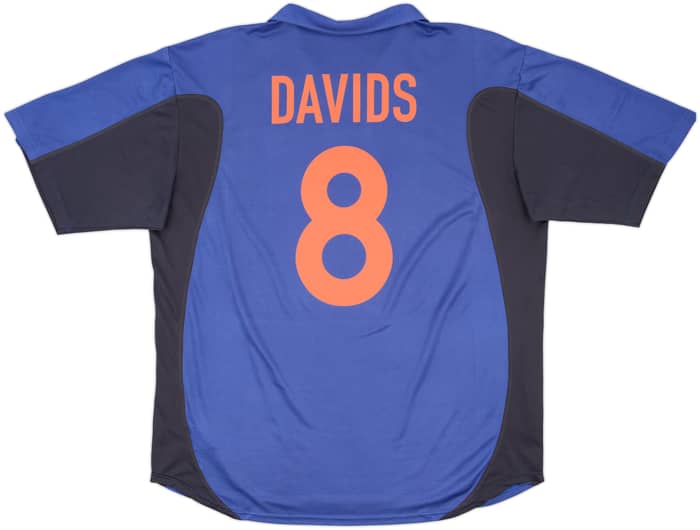 2000-02 Netherlands Away Shirt Davids #8 - 9/10 - (3XL)