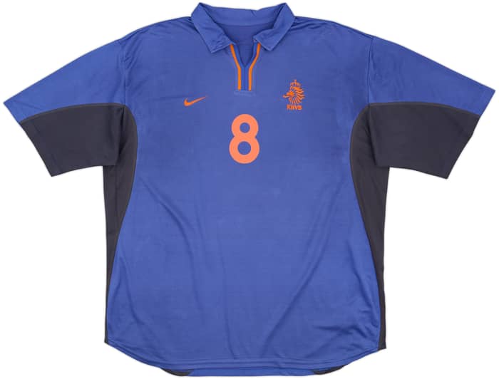 2000-02 Netherlands Away Shirt Davids #8 - 9/10 - (3XL)