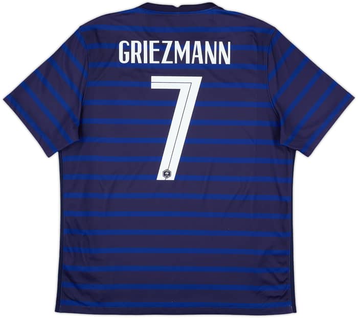 2020-21 France Home Shirt Griezmann #7 - 9/10 - (XL)