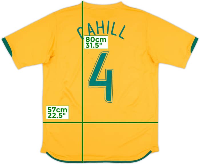 2006-08 Australia Home Shirt Cahill #4 - 7/10 - (L)
