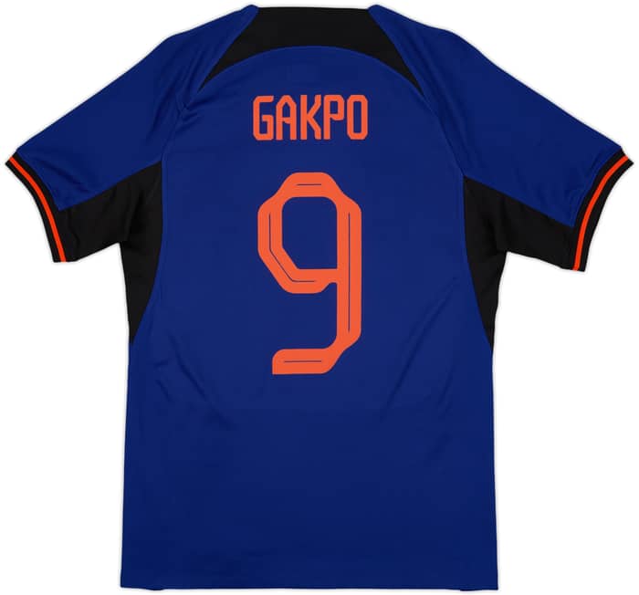 2022-23 Netherlands Away Shirt Gakpo #9 - 9/10 - (S)
