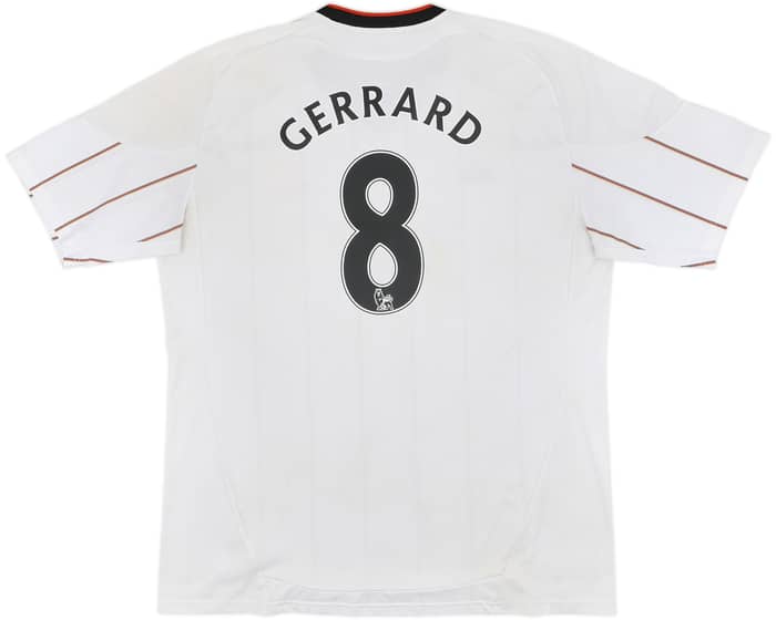 2010-11 Liverpool Away Shirt Gerrard #8 - 5/10 - (XXL)