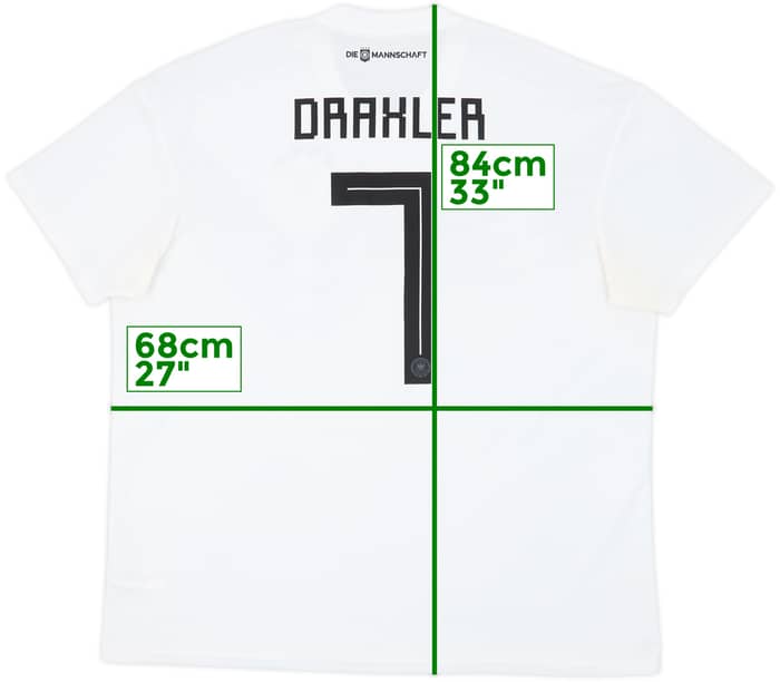 2018-19 Germany Home Shirt Draxler #7 - 8/10 - (XL)