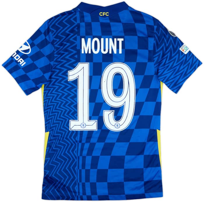 2021-22 Chelsea Home Shirt Mount #19 - 8/10 - (S)