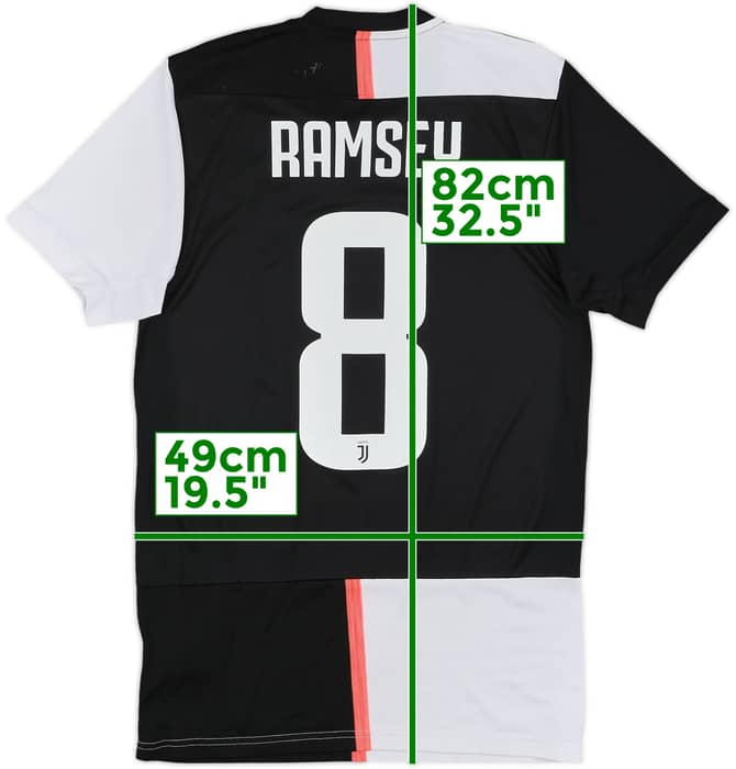 2019-20 Juventus Home Shirt Ramsey #8 - 8/10 - (S)