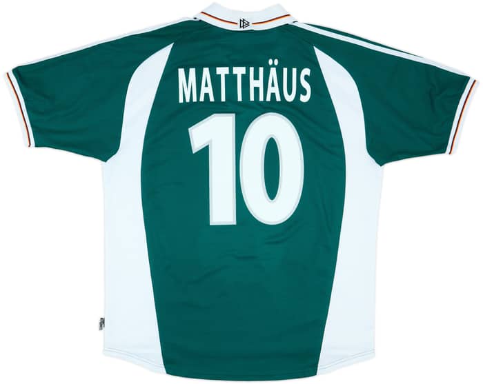 2000-02 Germany Away Shirt Matthaus #10 - 10/10 - (XL)