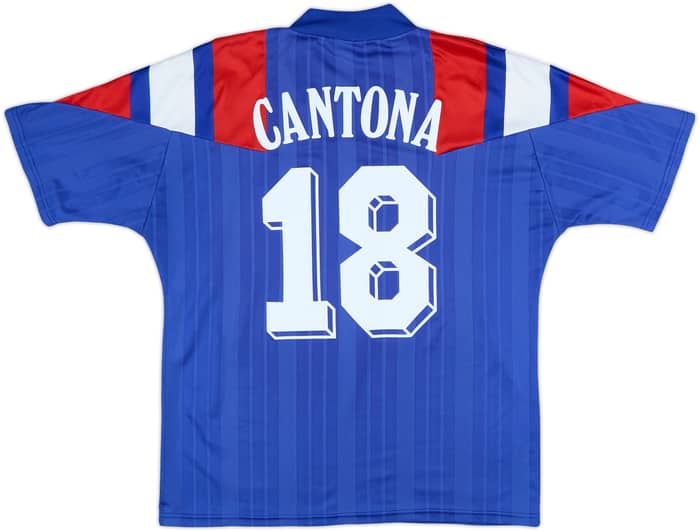 1992-94 France Home Shirt Cantona #18 - 10/10 - (L)