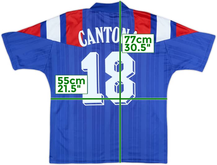 1992-94 France Home Shirt Cantona #18 - 10/10 - (L)