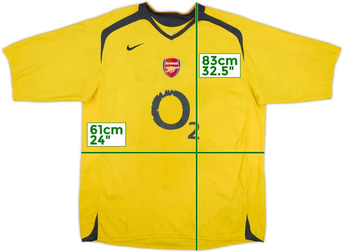 2006-07 Arsenal Away Shirt - 5/10 - (XXL)