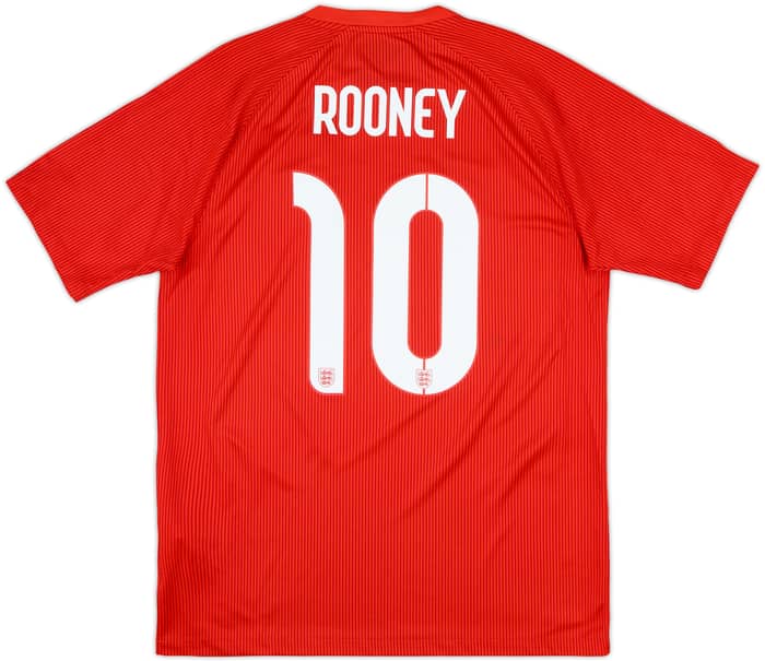 2014-15 England Away Shirt Rooney #10 - 6/10 - (M)