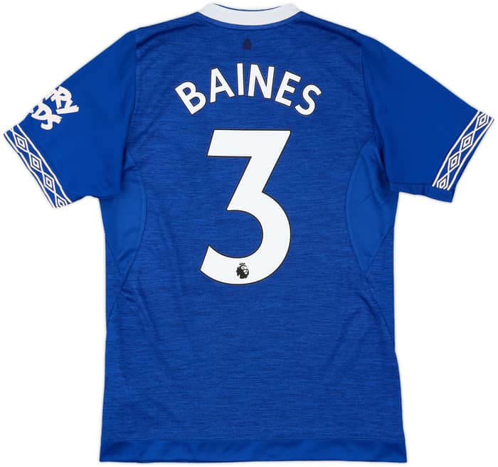 2018-19 Everton Home Shirt Baines #3 - 8/10 - (S)
