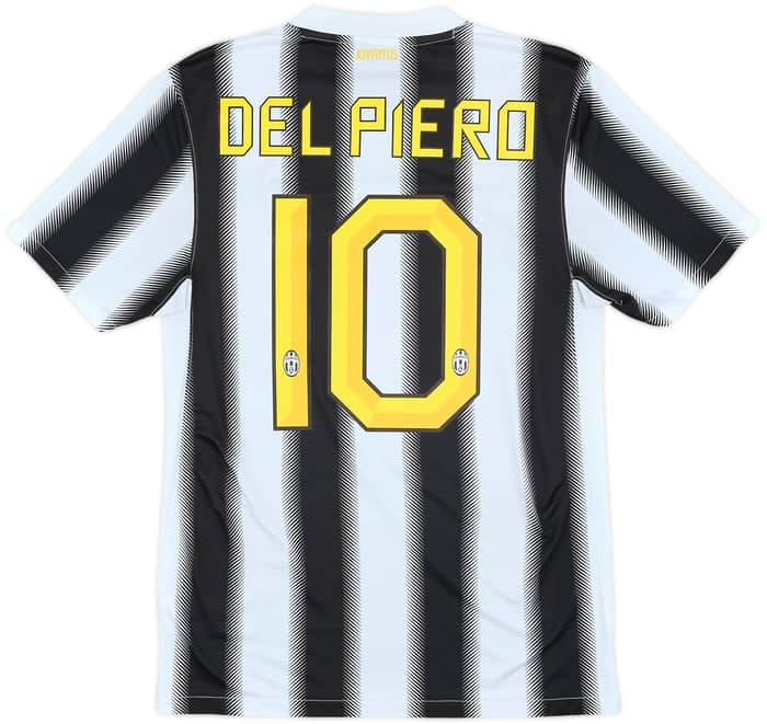 2011-12 Juventus Home Shirt Del Piero #10 - 6/10 - (S)